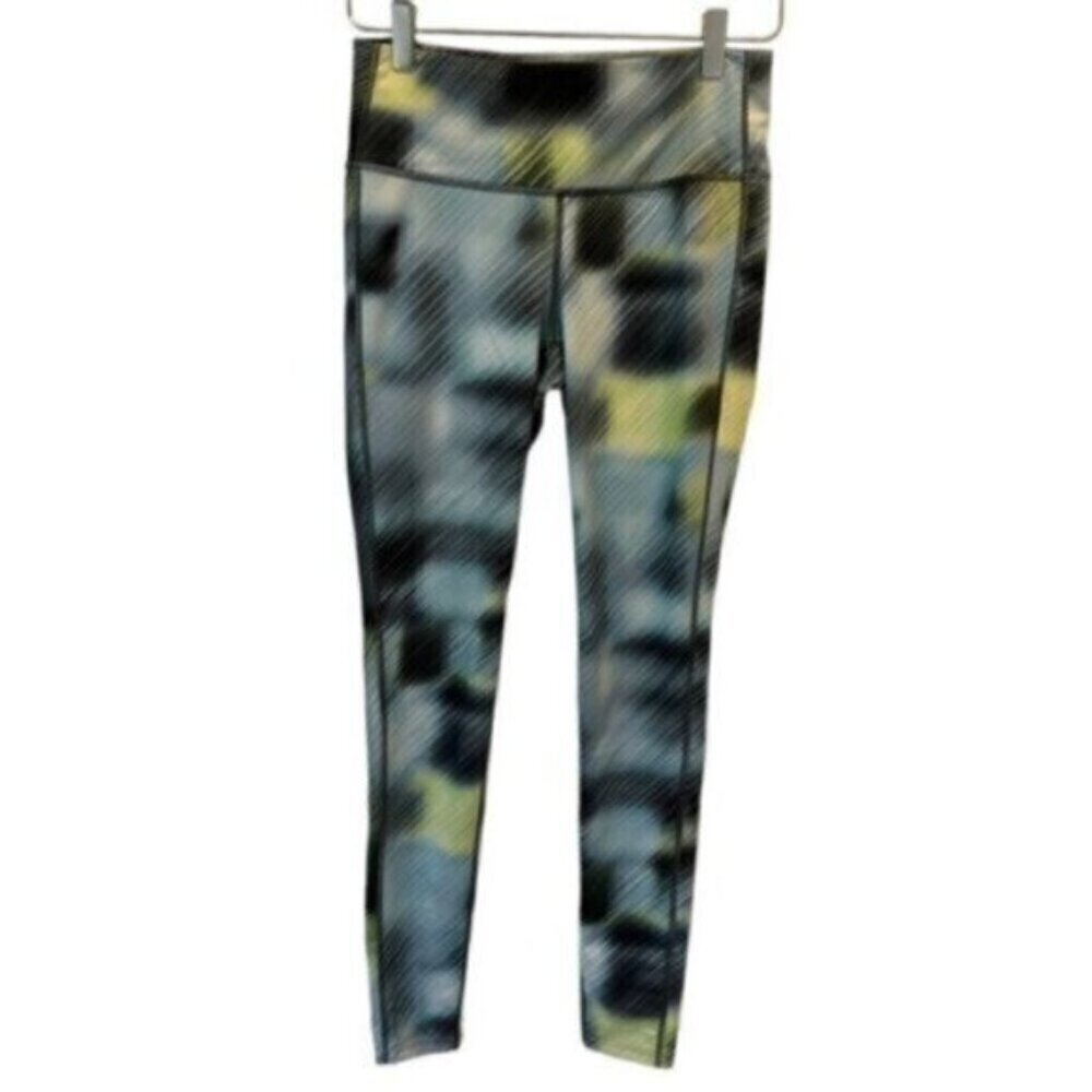 Athleta | Women's Alpine Chaturanga High Rise Patterned Leggings Size Small